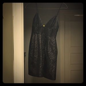 girls/women’s blk/gold shimmery Milly of NY dress